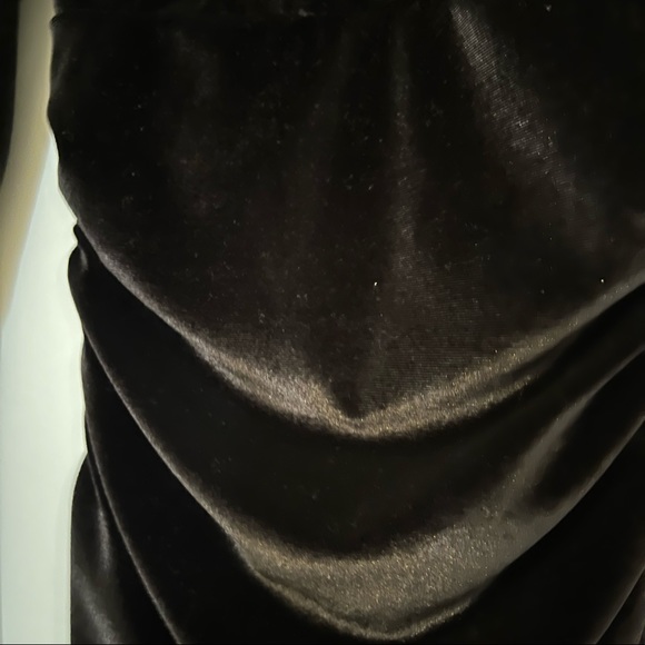 Sexy Velvet Mini Dress - Picture 6 of 6